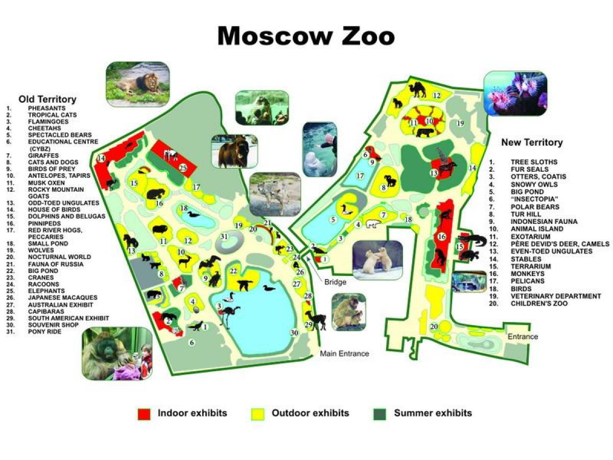 نقشہ ماسکو کے چڑیا گھر