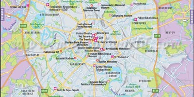 Moskau نقشے