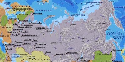 ماسکو روس کا نقشہ